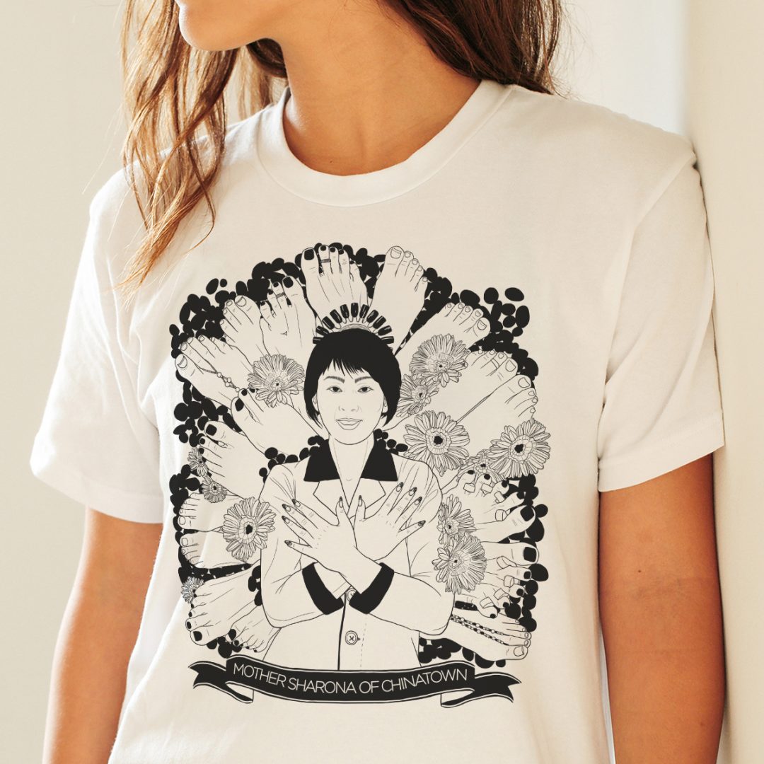 Mother Sharona of Chinatown | t-shirt   TUTTISANTI - Image 2