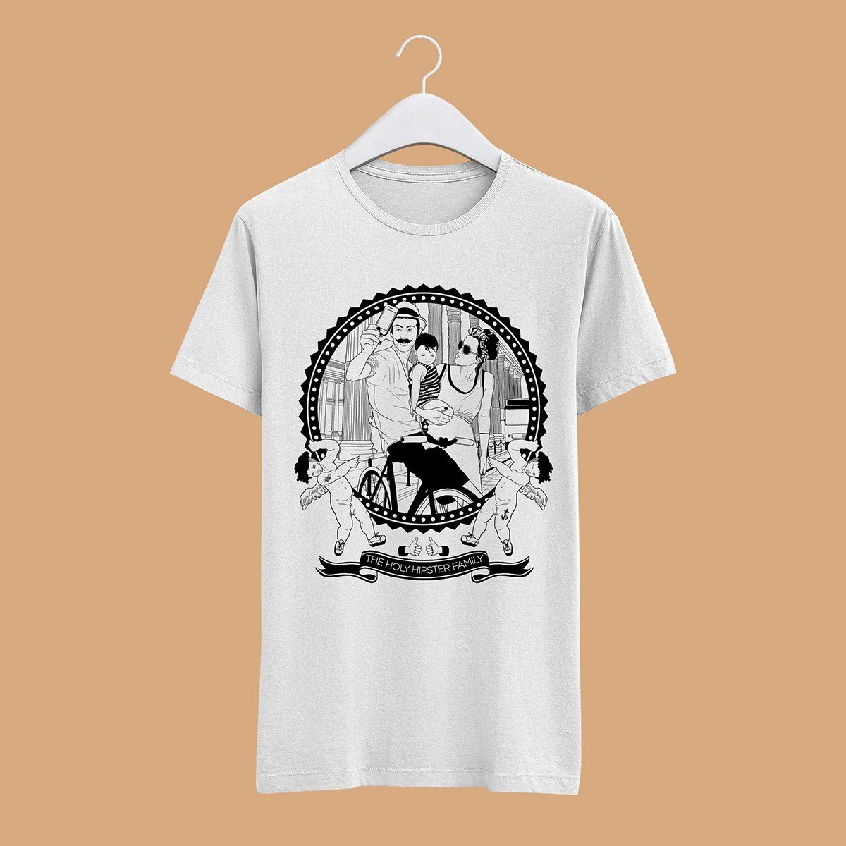 The Holy Hipster Family | t-shirt TUTTISANTI